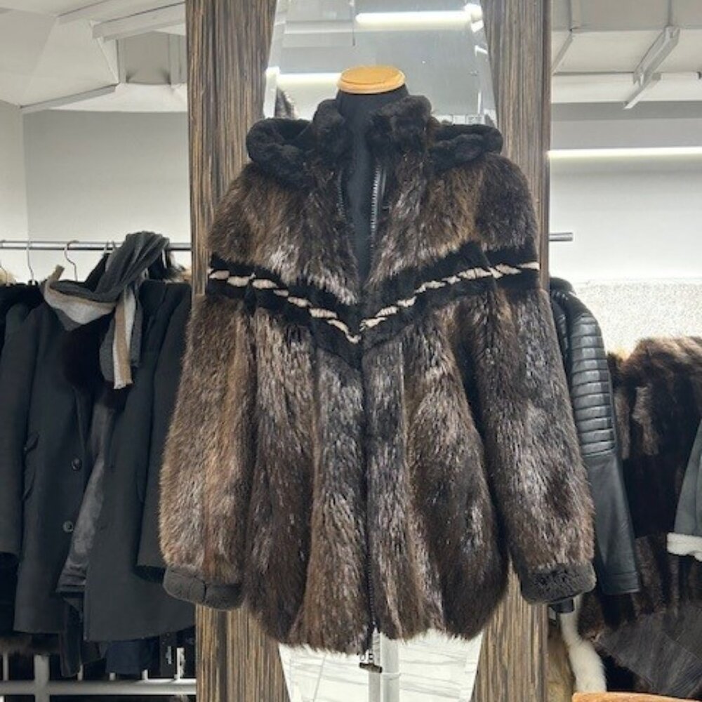 BEAVER with SHEARED BEAVER - SIZE LARGE - NOW ONLY $1195